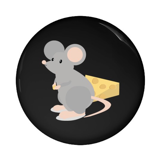 peggy the little grey mouse Pin Buttons