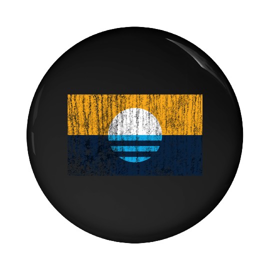 People'S Flag Of Milwaukee Vintage Style Distresse Pin Buttons