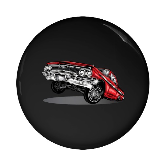 lowrider car Pin Buttons