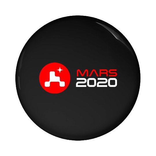 mars perseverance logo Pin Buttons