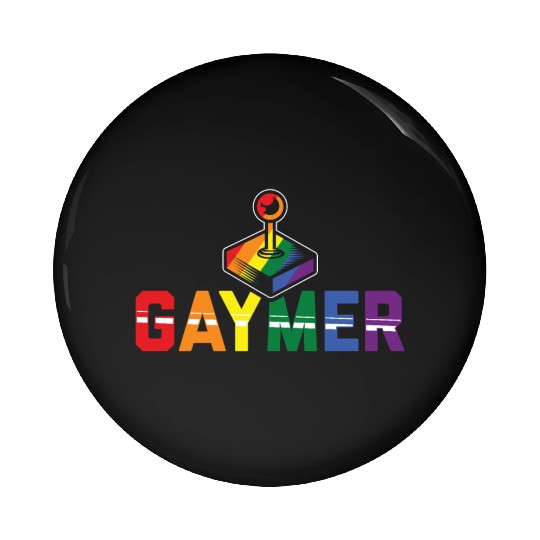 Gaymer Gay Gamer Rainbow Pride LGBT Controller Pin Buttons