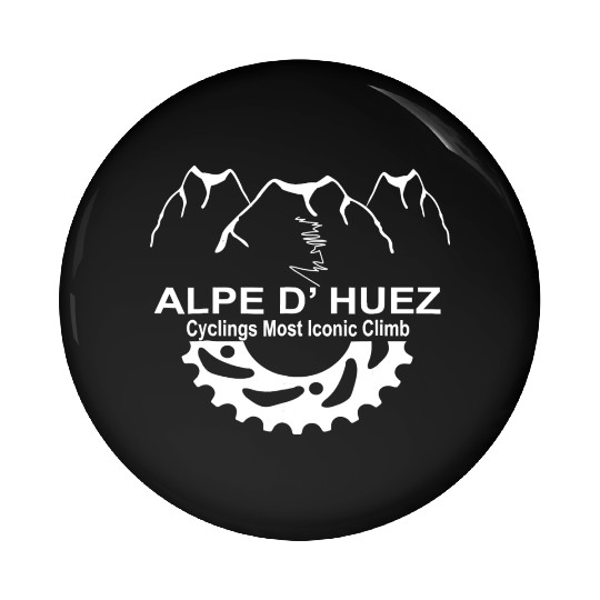 France Alpe D Huez Climb Novelty Cycling Gifts Pin Buttons