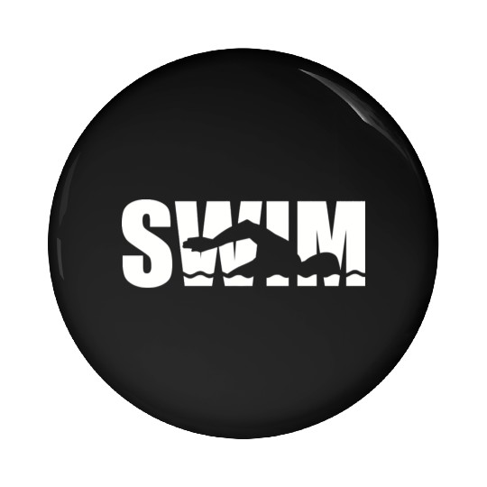 Swim Swimmer Pin Buttons
