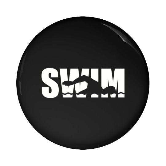 Swim Swimmer Pin Buttons