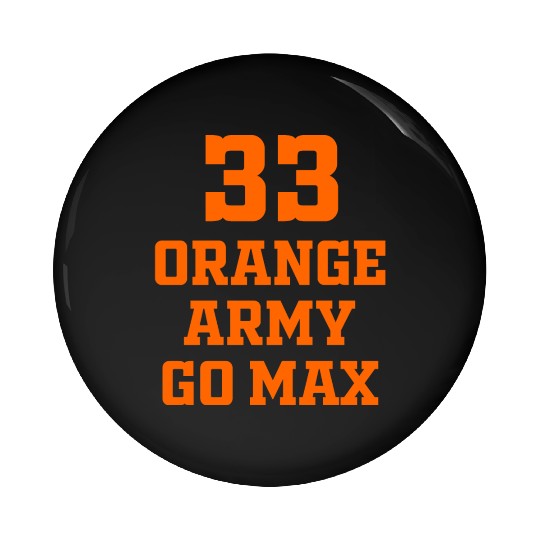 Orange Camouflage 3 Pin Buttons