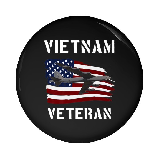 Vietnam Veteran B52 Stratofortress Bomber Plane Us Pin Buttons