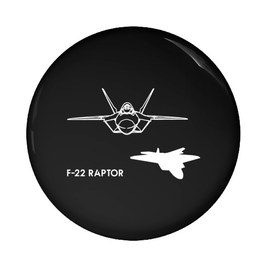 Lockheed Martin F-22 Raptor Pin Buttons