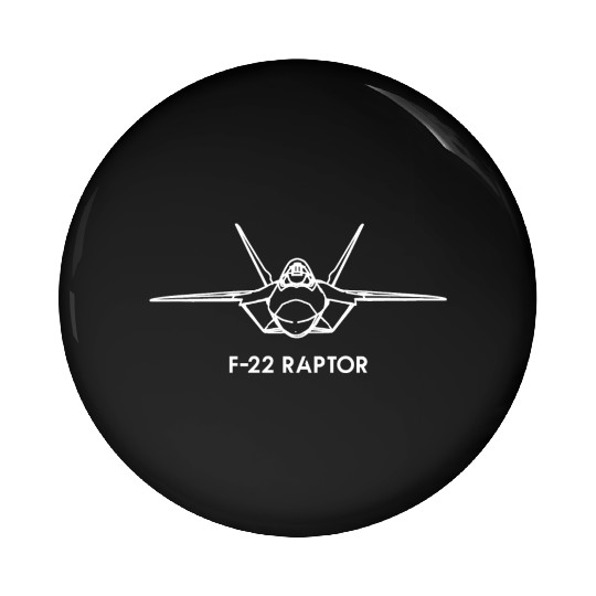 Lockheed Martin F-22 Raptor Pin Buttons