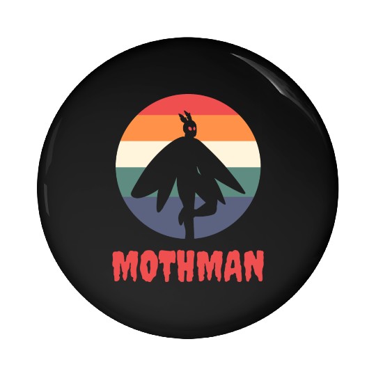 Mothman Pin Buttons