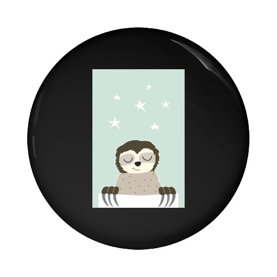 Sloth Dreams Pin Buttons