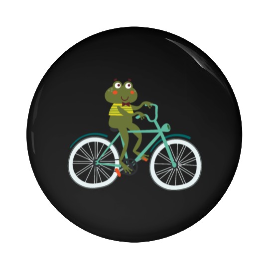 Frog Biking Cyclist Bike Bicycle Race BMX MTB Gift Pin Buttons