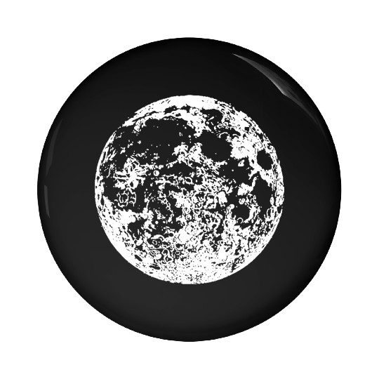 Full Moon Pin Buttons