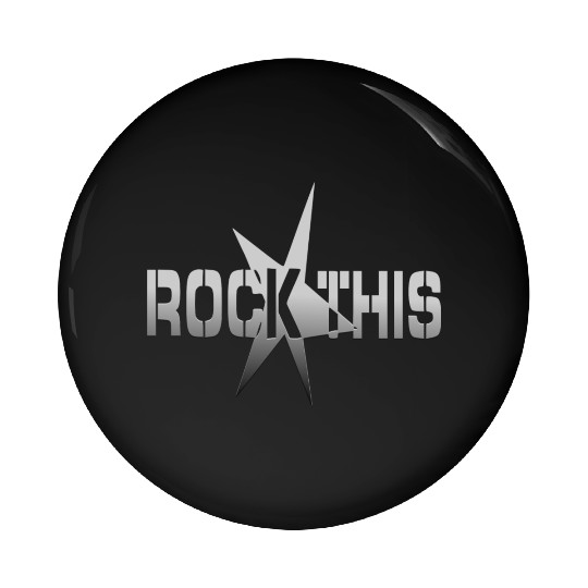rockthis square silver Pin Buttons