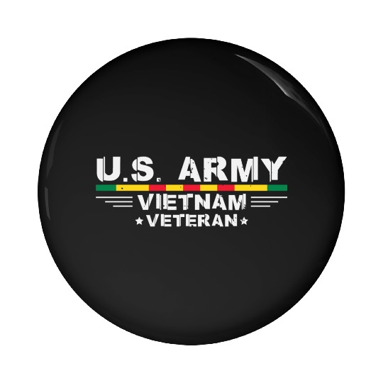 US Army Vietnam Veteran Soldier Pin Buttons
