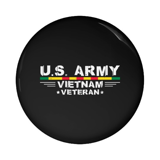 US Army Vietnam Veteran Soldier Pin Buttons