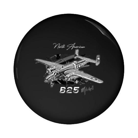North American B 25 Mitchell Pin Buttons