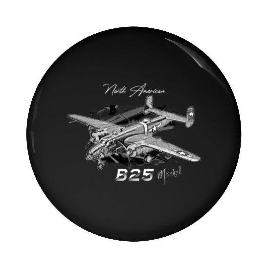 North American B 25 Mitchell Pin Buttons