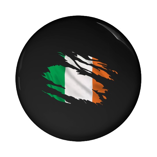 Ireland Ripped Flag Pin Buttons
