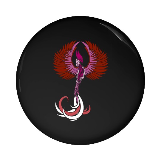 Lesbian Phoenix Support Design Colors Of Lesbian Pin Buttons