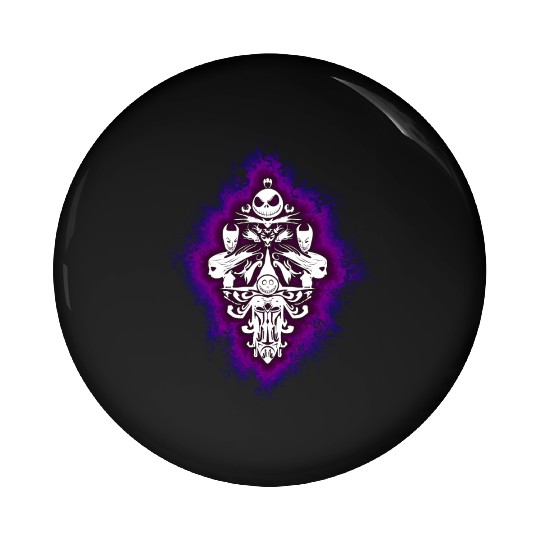 Jack Skellington Haunted Mansion Wallpaper Pin Buttons