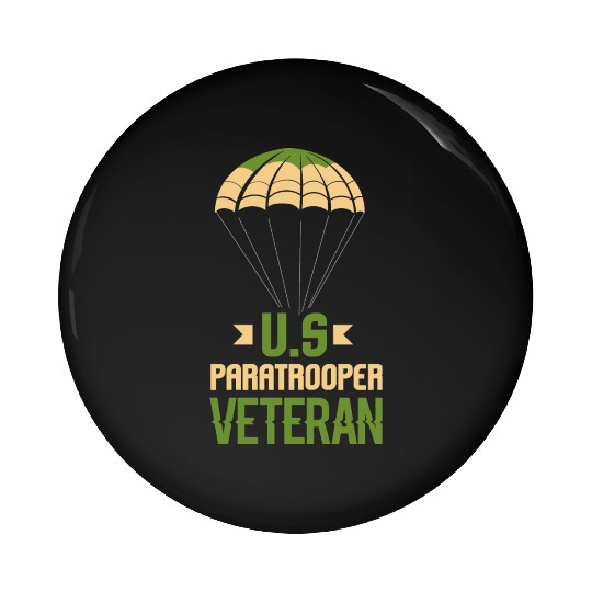Army Parachute Airborne Division US Veteran Pin Buttons