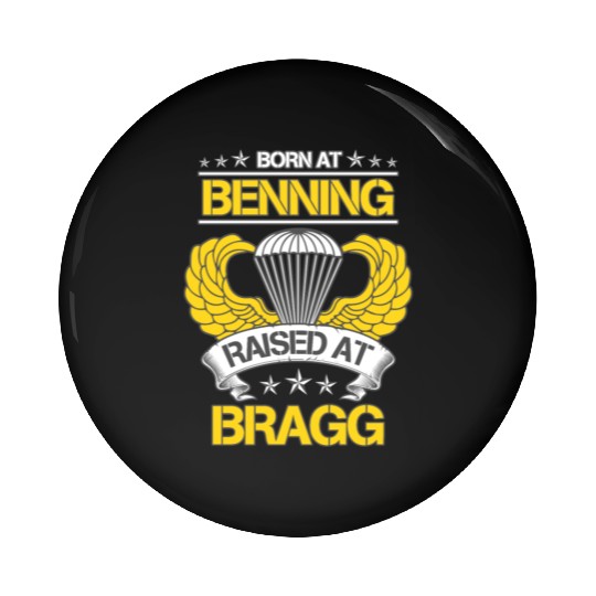 Fort Bragg Airborne Division US Army Veteran Pin Buttons