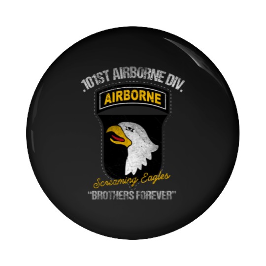 101st Airborne Division US Army Veteran Pin Buttons