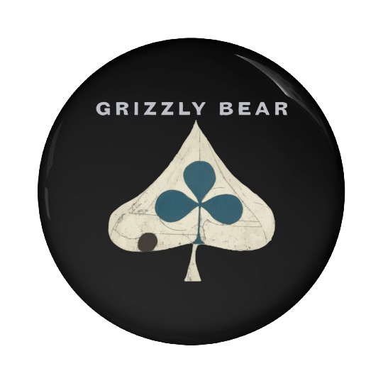 Grizzly Bear Pin Buttons