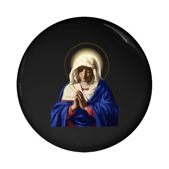 Pin Buttons Holy Virgin Mary Pin Buttons