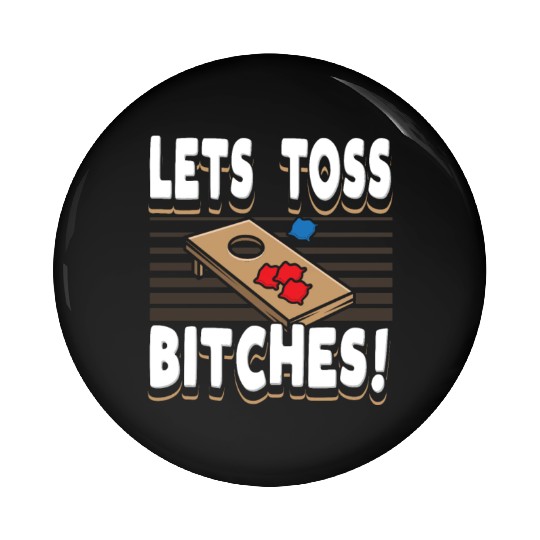 Cornhole player, Cornhole lover, Game Sport Gift Pin Buttons