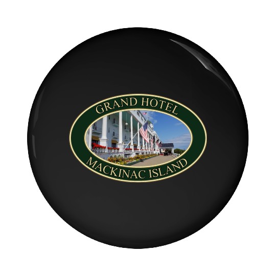 Grand Hotel on Mackinac Island, Michigan Pin Buttons