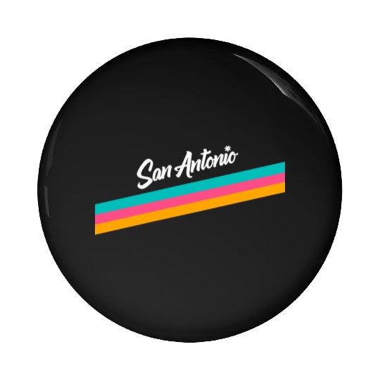 San Antonio Spurs Logo Pin Buttons