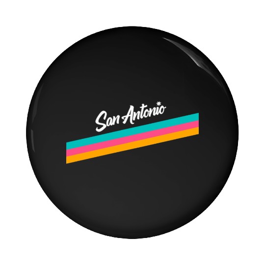 San Antonio Spurs Logo Pin Buttons