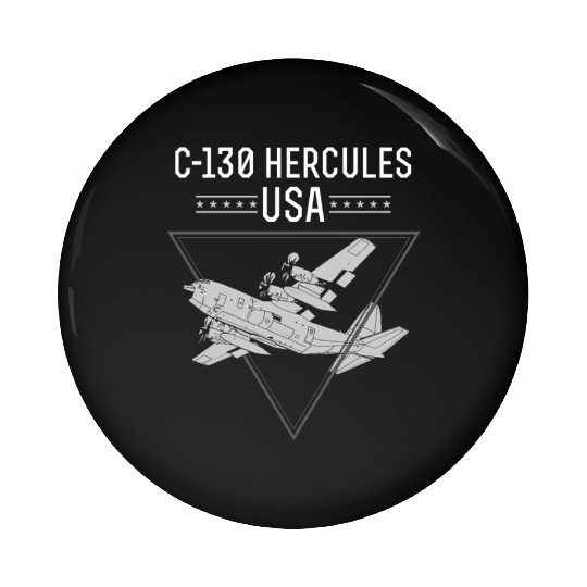 C 130 Hercules US Airborne Fighter Pilot Pin Buttons