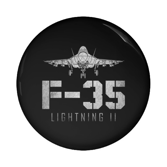 F 35 Lightning II US Airborne Fighter Pilot Pin Buttons