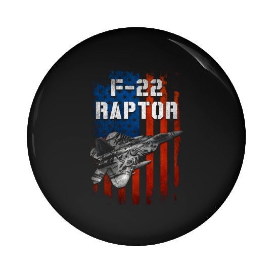 F22 Raptor Aircraft Army US Airborne Pin Buttons