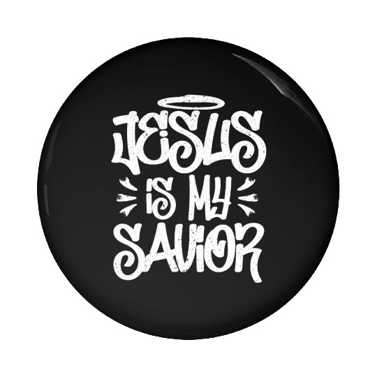 Jesus Is My Savior Graffiti Street Art Drawing Pin Buttons