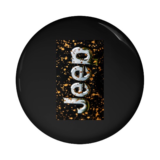 Jeep Emblem gold Pin Buttons