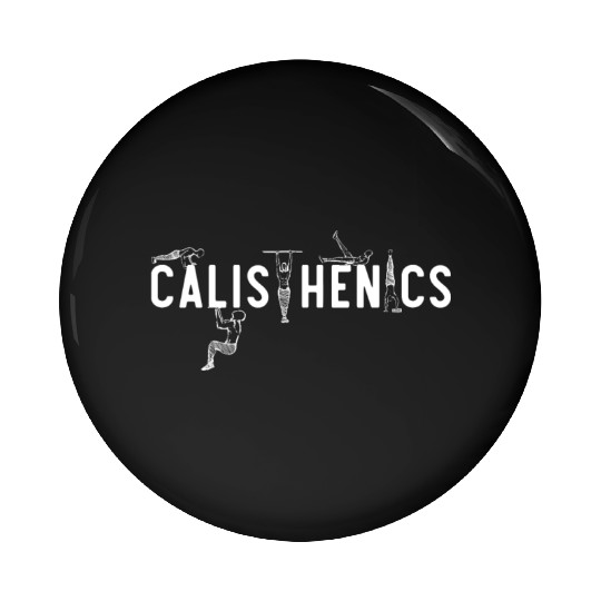 Calisthenics Bodyweight Muscle Body Training Pin Buttons
