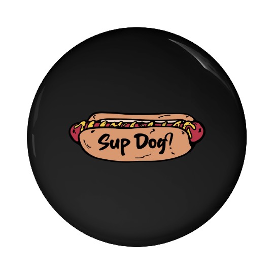 Hot Dog food lover Pin Buttons