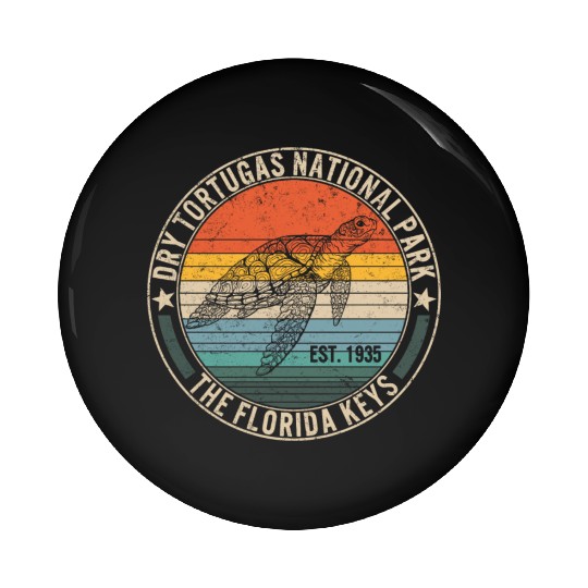 Dry Tortugas National Park Pin Buttons, Florida Keys