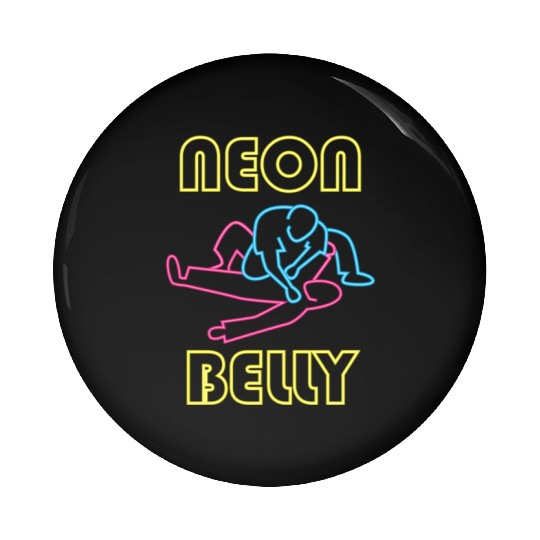 Brazilian Jiu Jitsu: BJJ Neon Knee On Belly Essent Pin Buttons