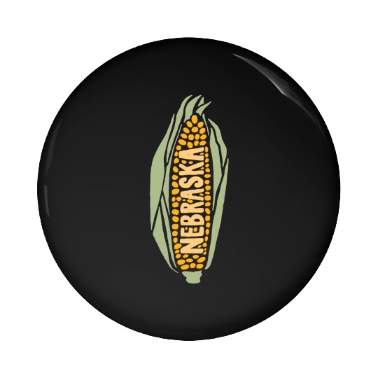 Nebraska Corn Pin Buttons