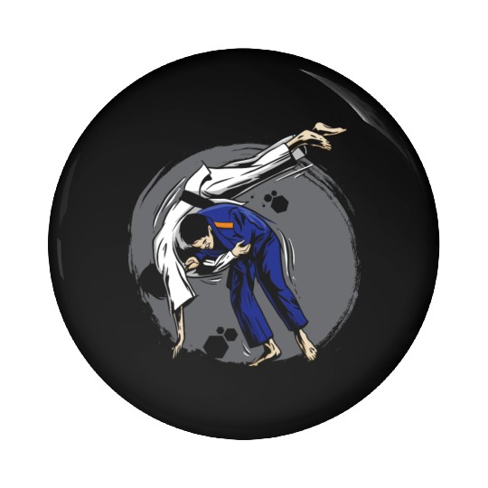 Jiu Jitsu BJJ Mixed Martial Arts MMA Combat Pin Buttons