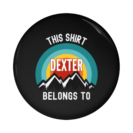 Dexter Pin Buttons, This Pin Buttons Belongs to Dexter