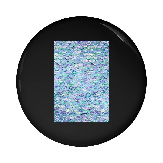 Marble Mosaic in Sapphire and Emerald Pin Buttons