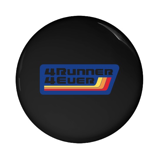 4 Runner 4 Ever Blue Yellow Orange Red Pin Buttons