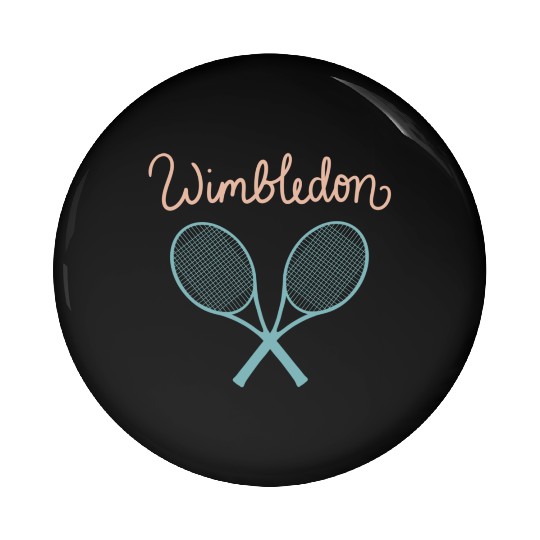 Wimbledon Tennis Championship Pin Buttons
