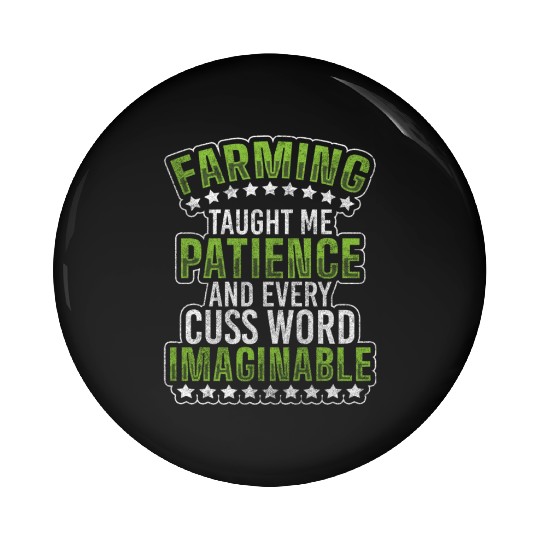 Agriculture Nature Pigs Rural Youth Pin Buttons