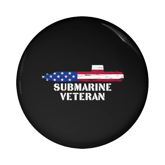 Submarine Veteran Submariner US Military Pin Buttons